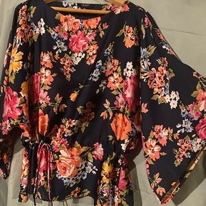Chaps XL Floral Top